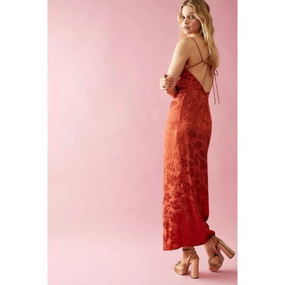 Free People x Significant Other Mae Jacquard Maxi Dress $299 Sz 4 - Picture 3 of 6